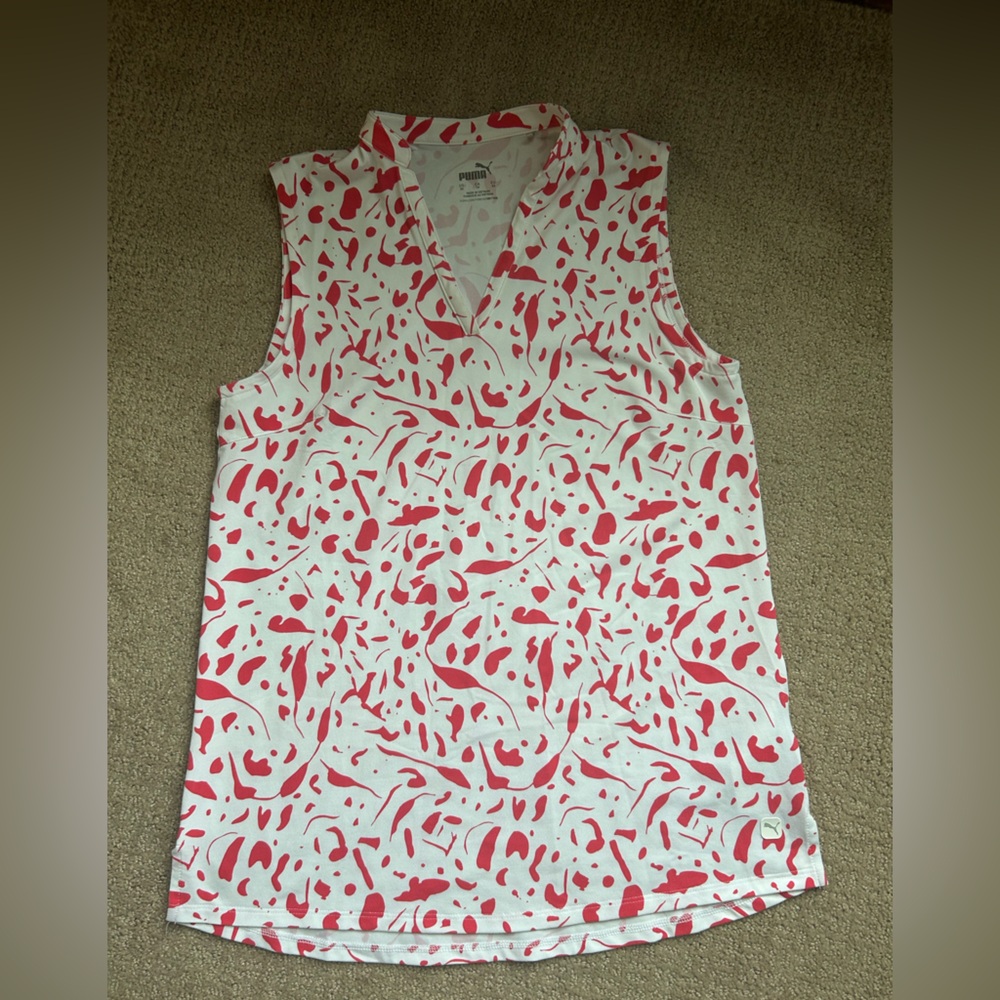 Puma Patterned Sleeveless Top